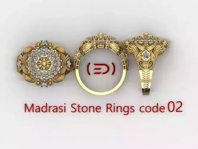 Madrasi And Stone Rings Collection 