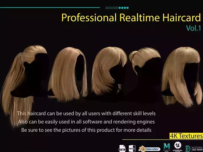 Professional Realtime Haircard  Vol 1