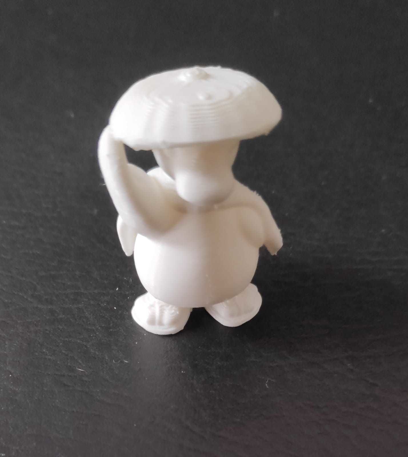 Duck Wearing Hat 3D print model_10