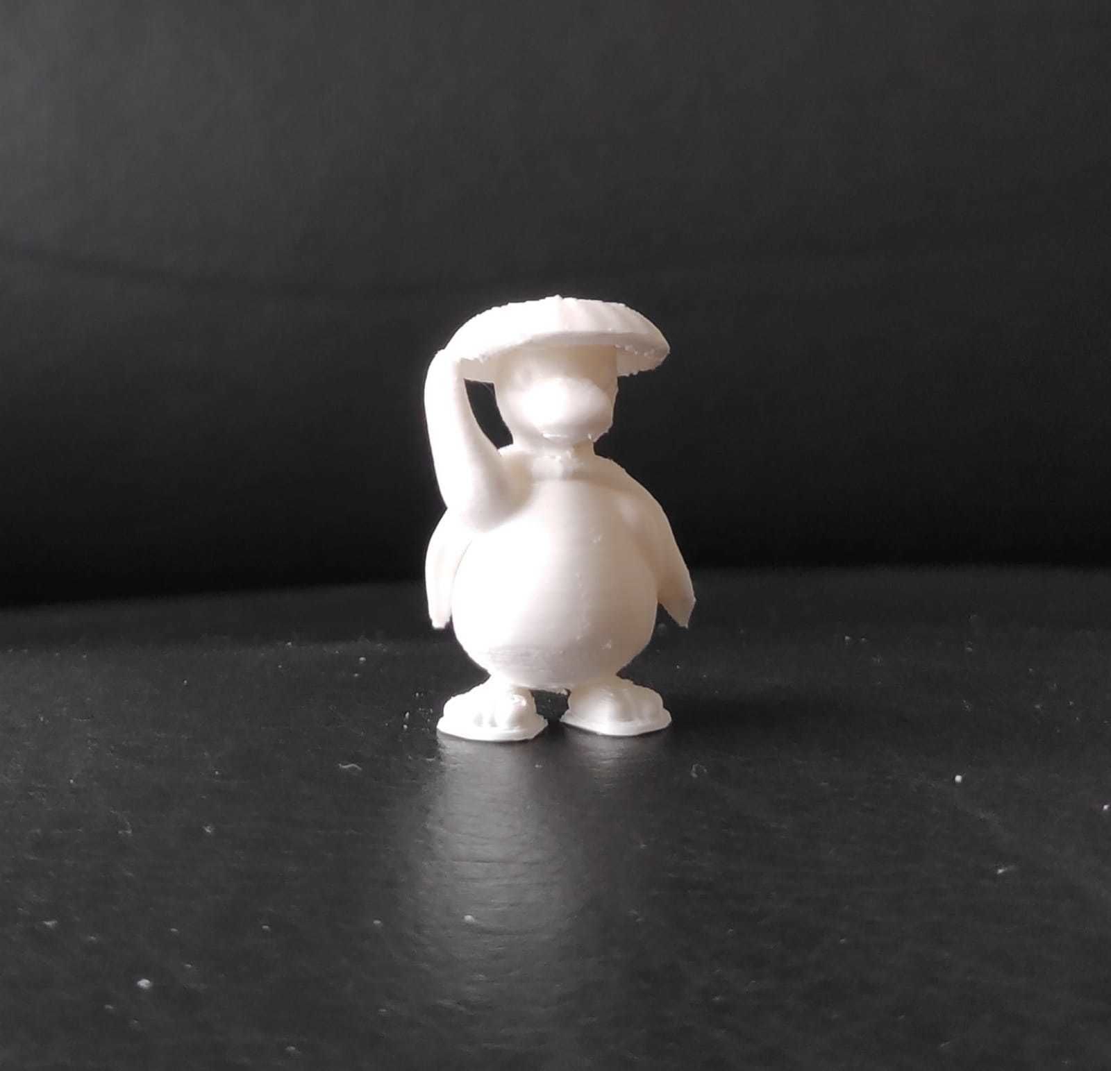 Duck Wearing Hat 3D print model_12