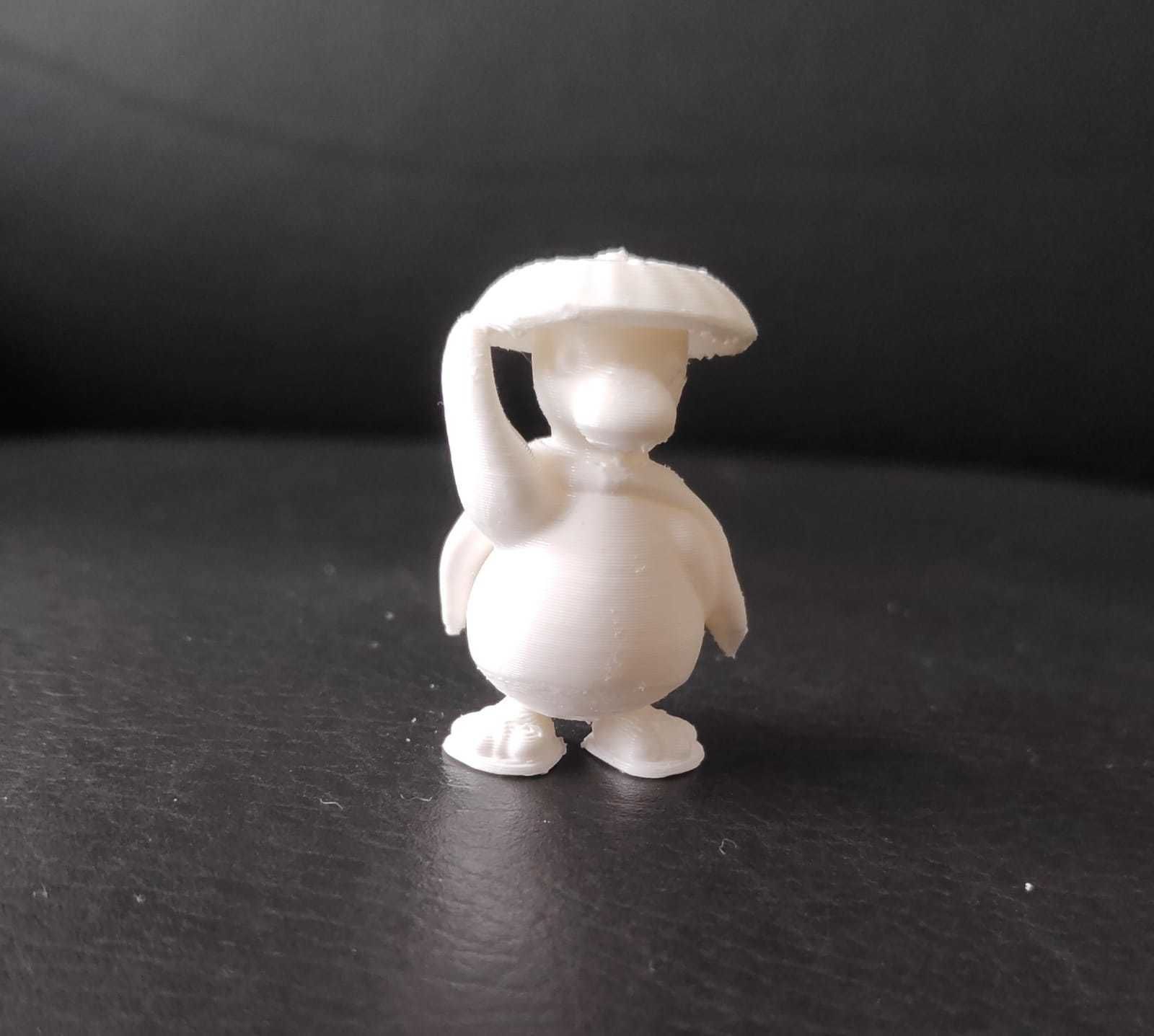 Duck Wearing Hat 3D print model_4