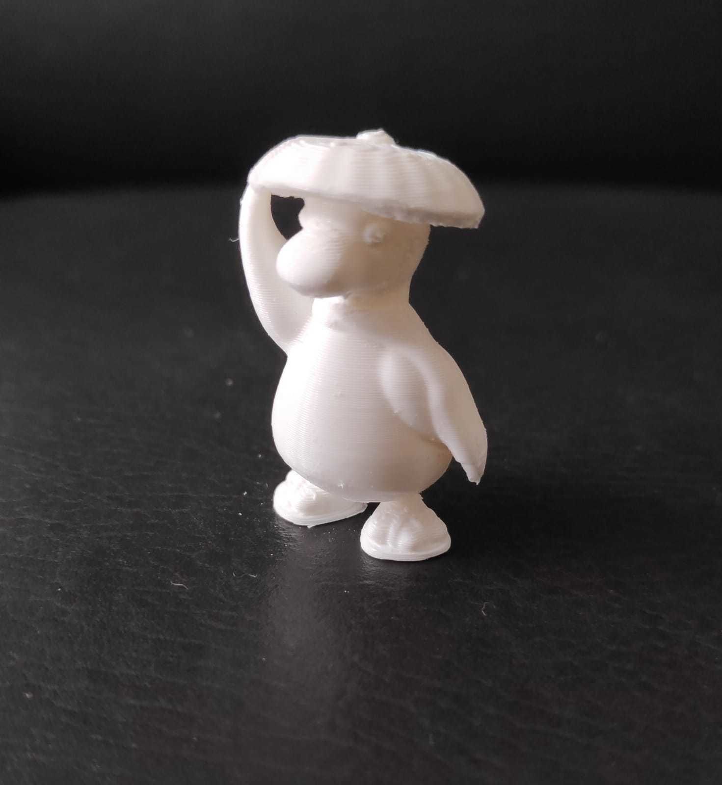 Duck Wearing Hat 3D print model_8