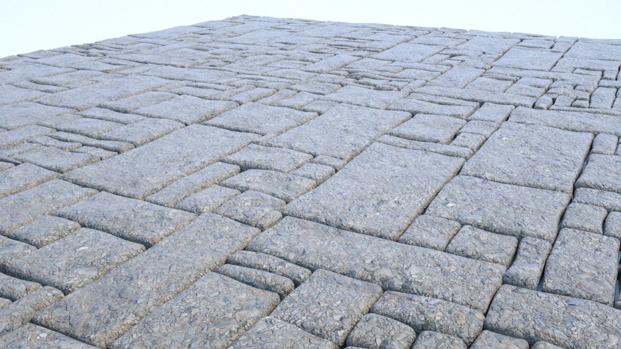 paving stones  Free 3D model_2