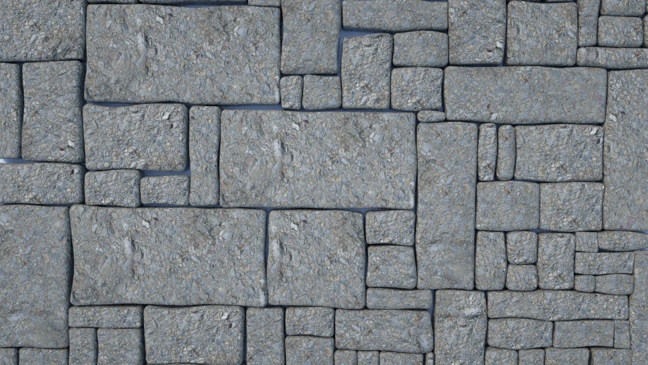 paving stones  Free 3D model_1