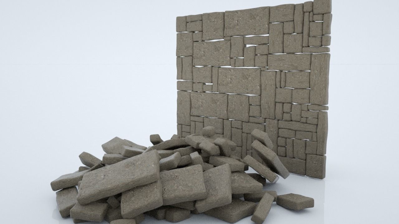 paving stones  Free 3D model_3