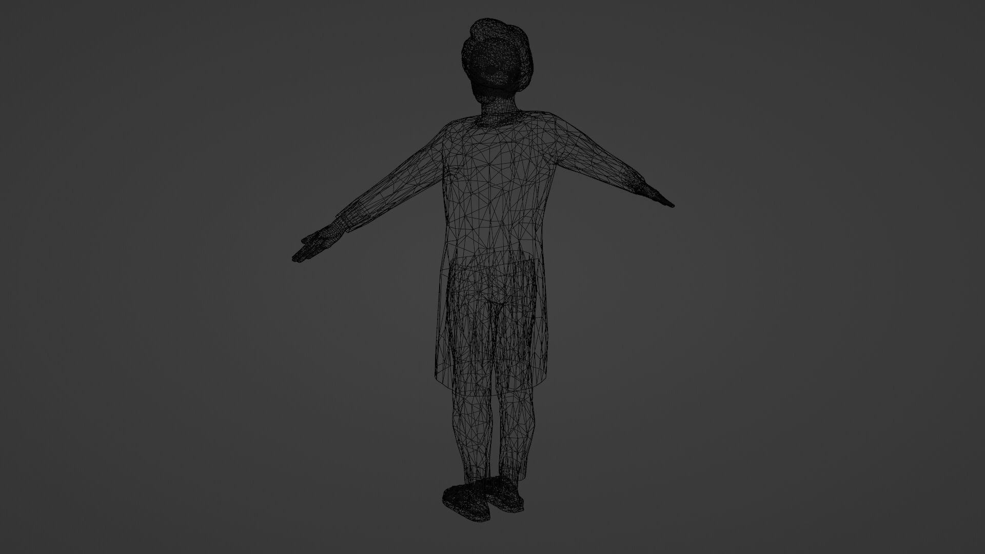 Rajasthani Male Character 1 Low-poly 3D model_12