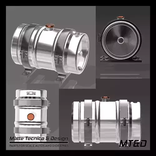 Beer keg fuel tank for hot rods scale autos and dioramas 3D print model