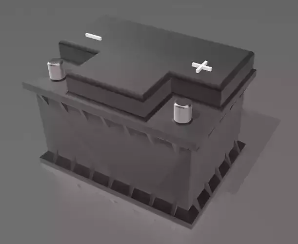 Battery for scale autos and dioramas 