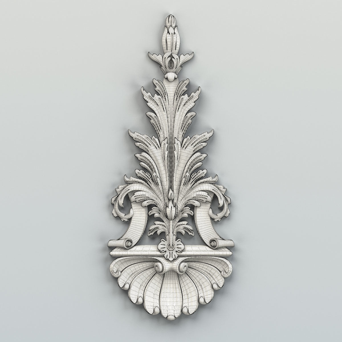 Decor vertical 021 3D model_5