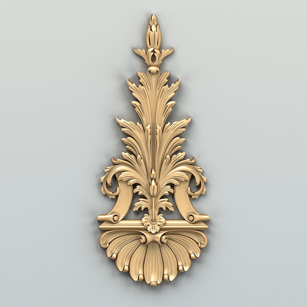 Decor vertical 021 3D model_1