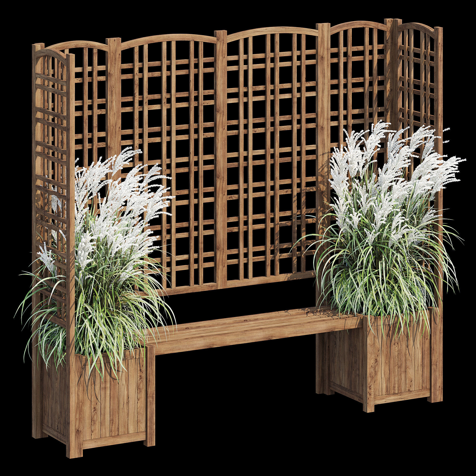 Eucalyptus grass 3D model_8