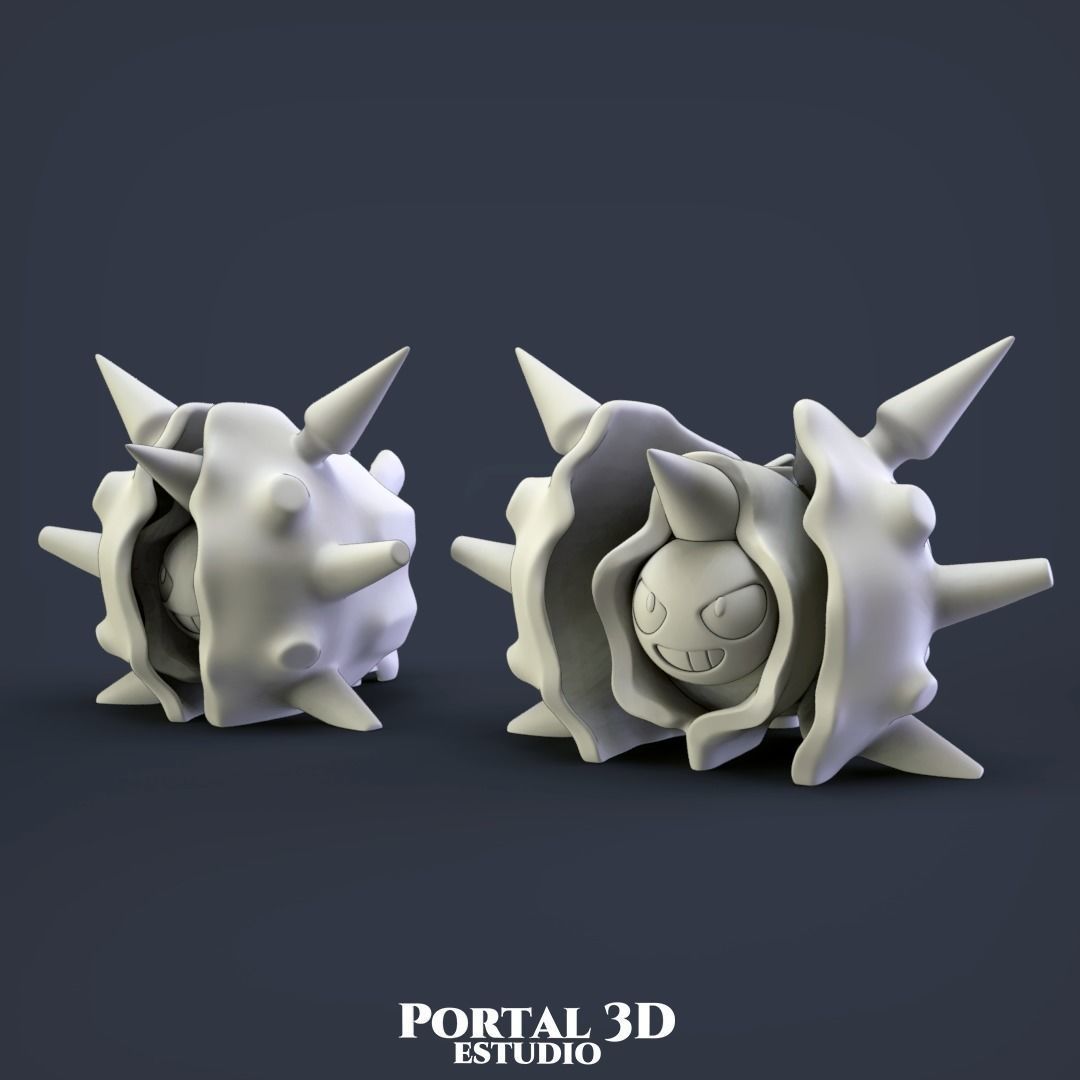 POKEMON CLOYSTER ARTICULATED 3D print model_4