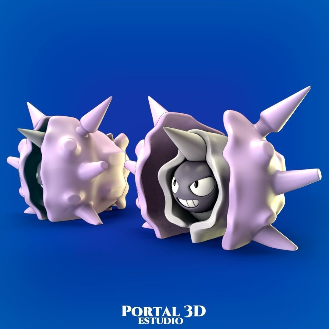 POKEMON CLOYSTER ARTICULATED 3D print model_8