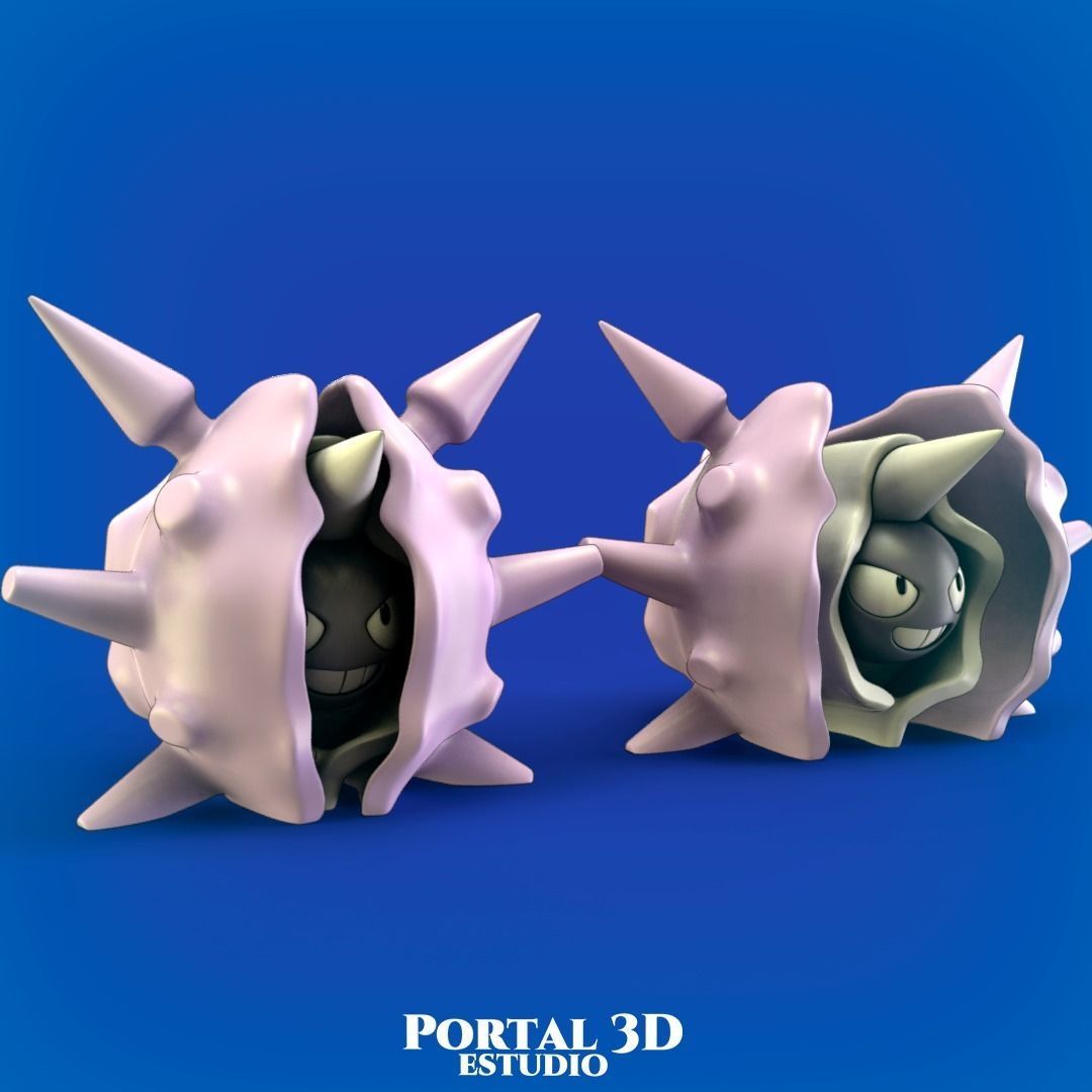 POKEMON CLOYSTER ARTICULATED 3D print model_6