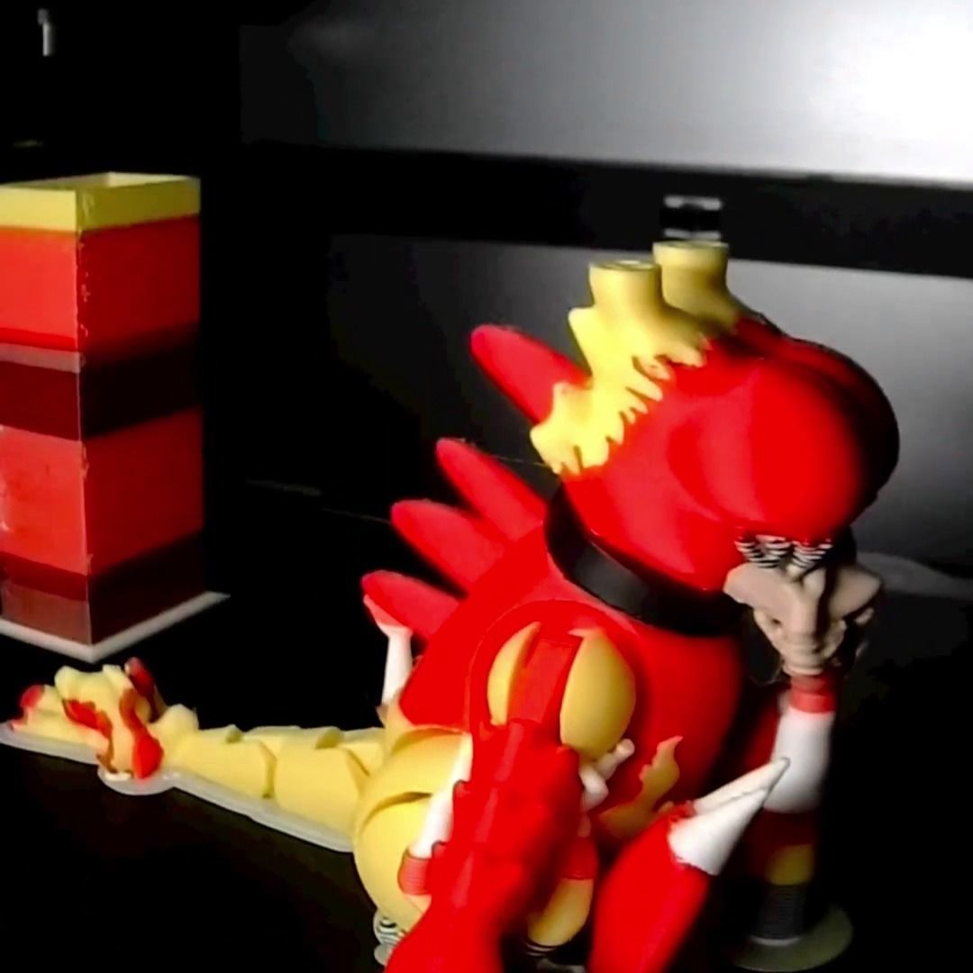 POKEMON MAGMAR ARTICULATED 3D print model_4