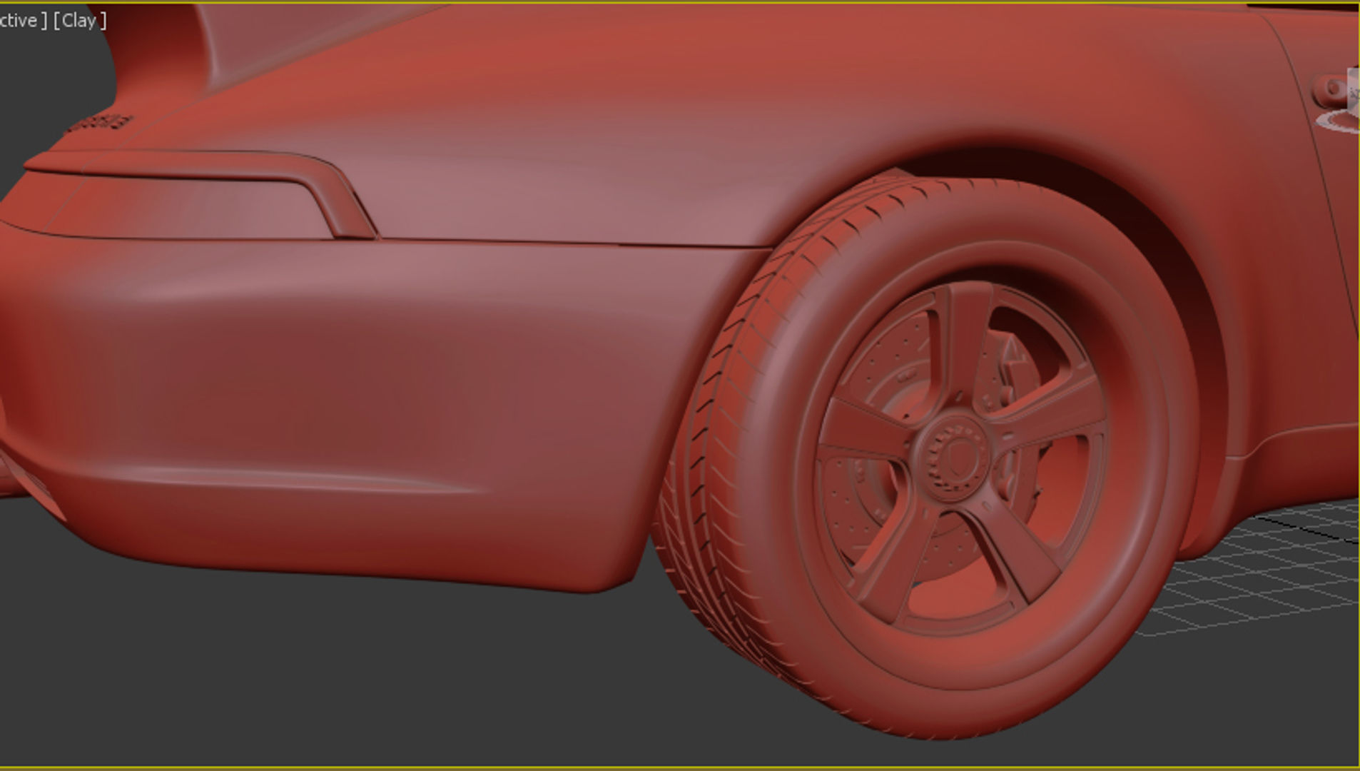 Porsche 993 Gunther Werks Speedster 3D model_12
