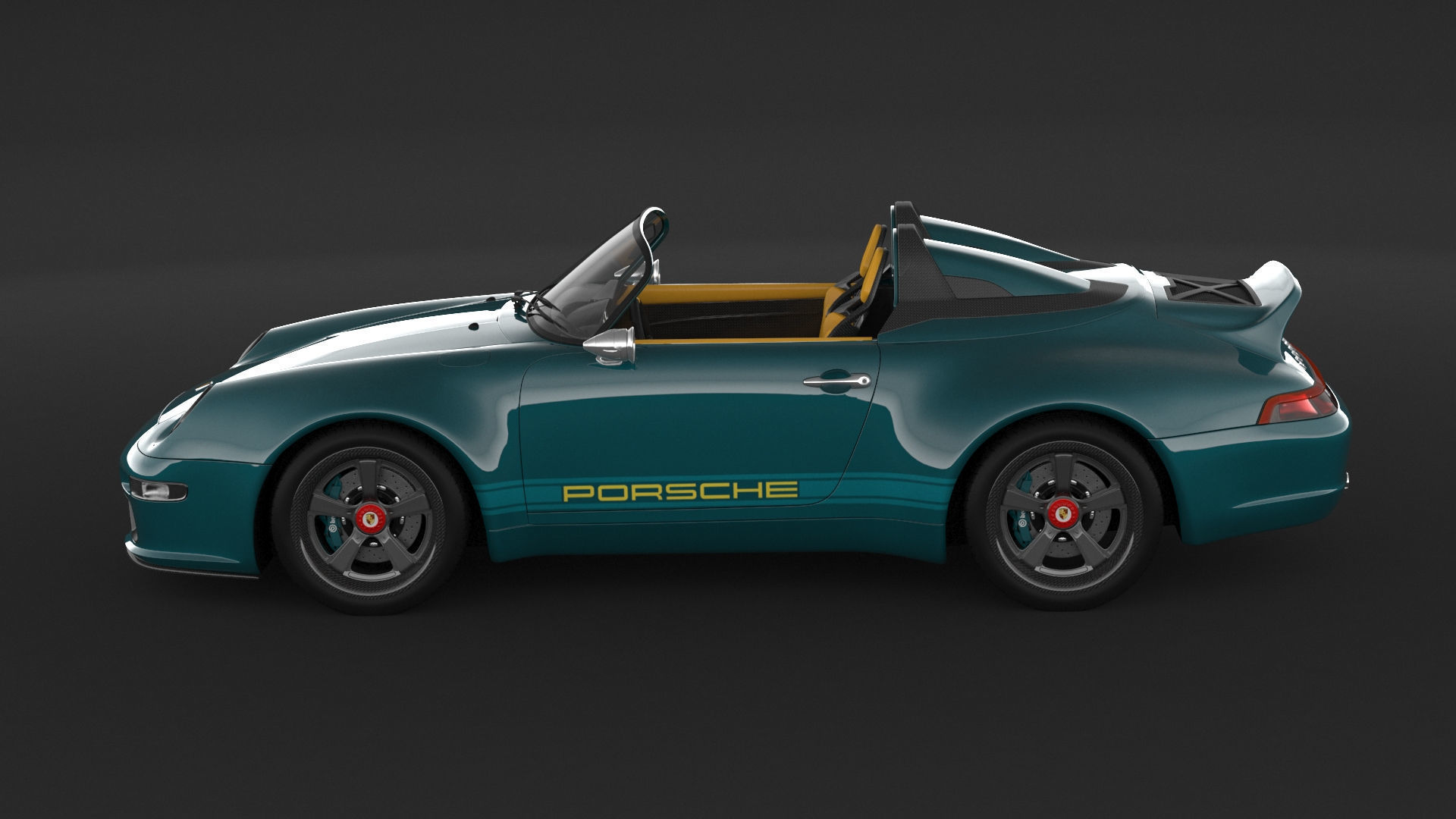 Porsche 993 Gunther Werks Speedster 3D model_4