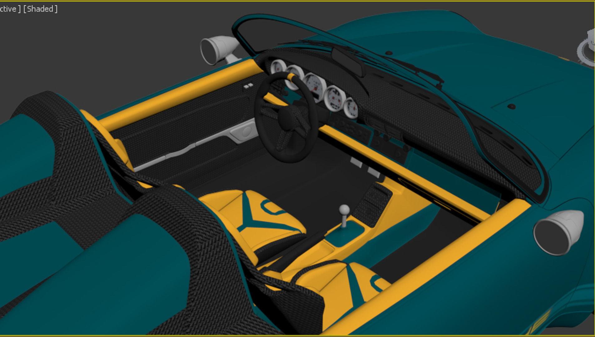 Porsche 993 Gunther Werks Speedster 3D model_11