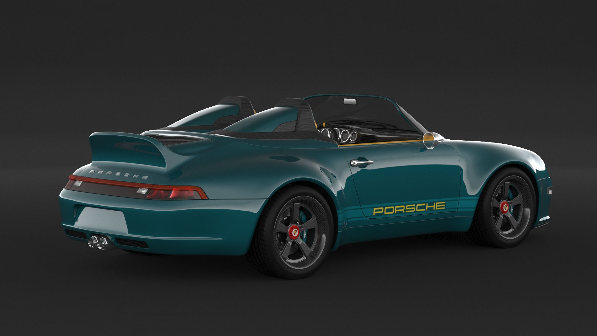 Porsche 993 Gunther Werks Speedster 3D model_1