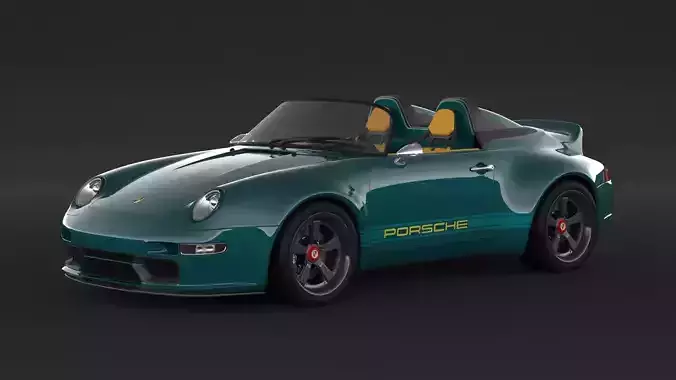 Porsche 993 Gunther Werks Speedster 3D model