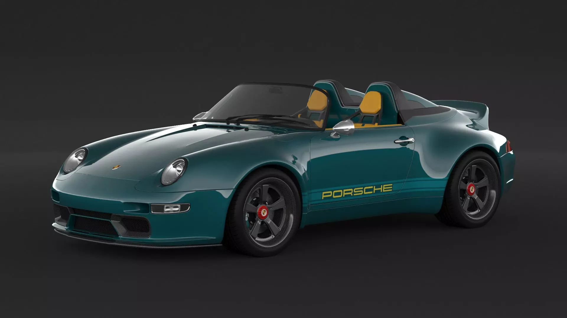 Porsche 993 Gunther Werks Speedster 3D model_0