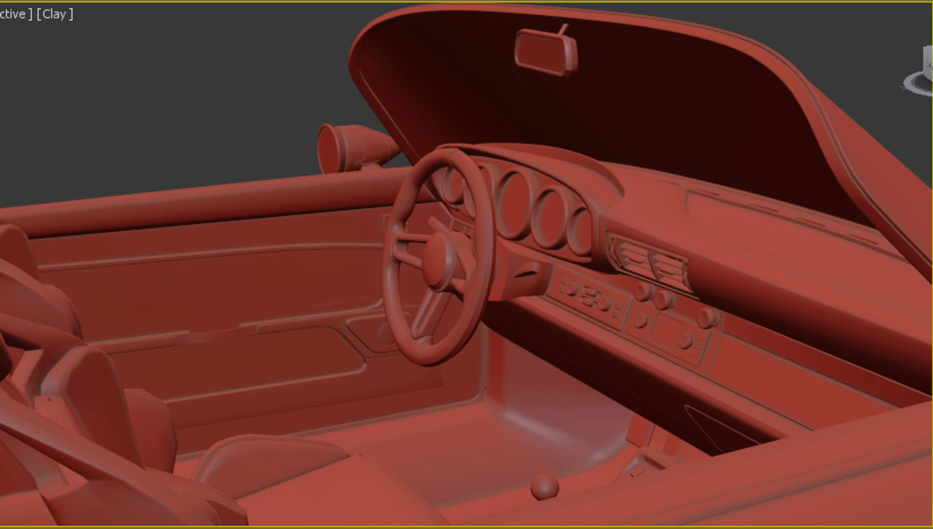 Porsche 993 Gunther Werks Speedster 3D model_14