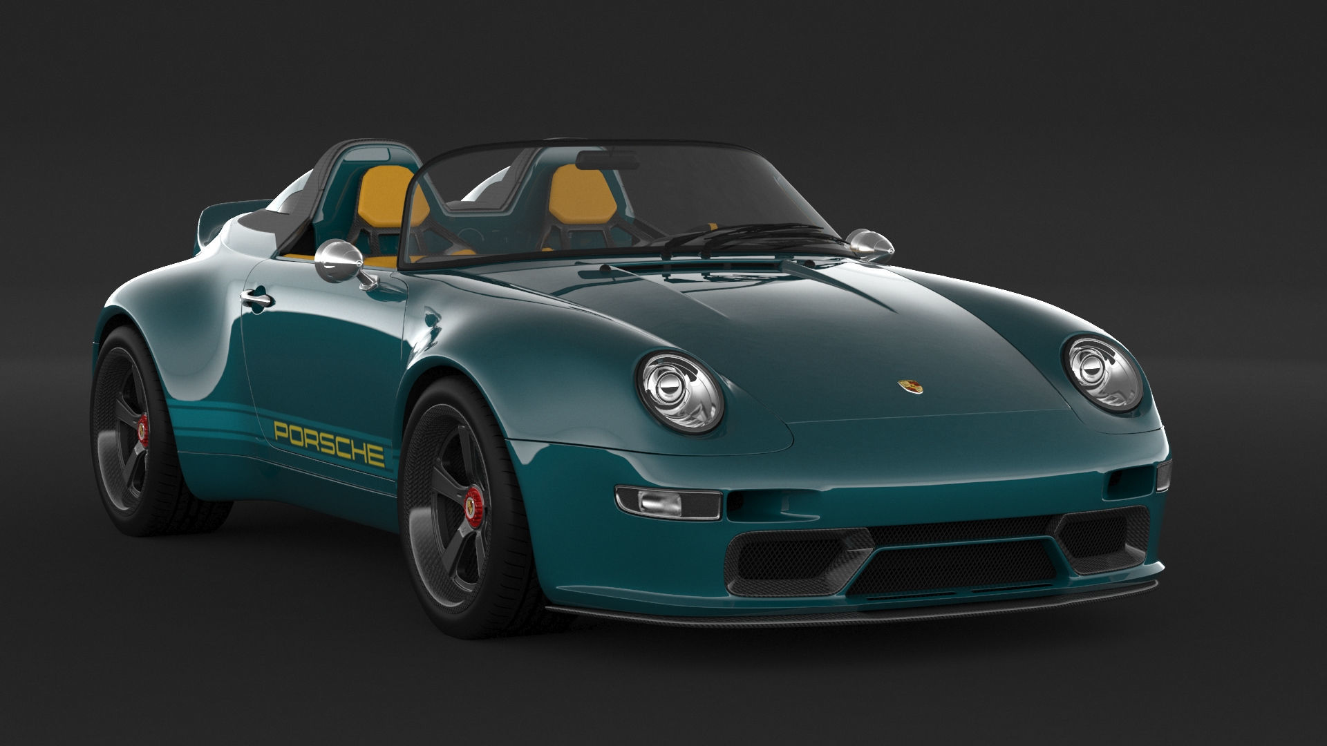 Porsche 993 Gunther Werks Speedster 3D model_2