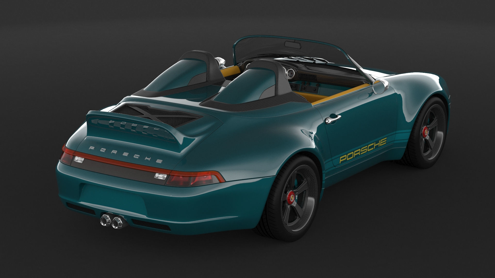 Porsche 993 Gunther Werks Speedster 3D model_6