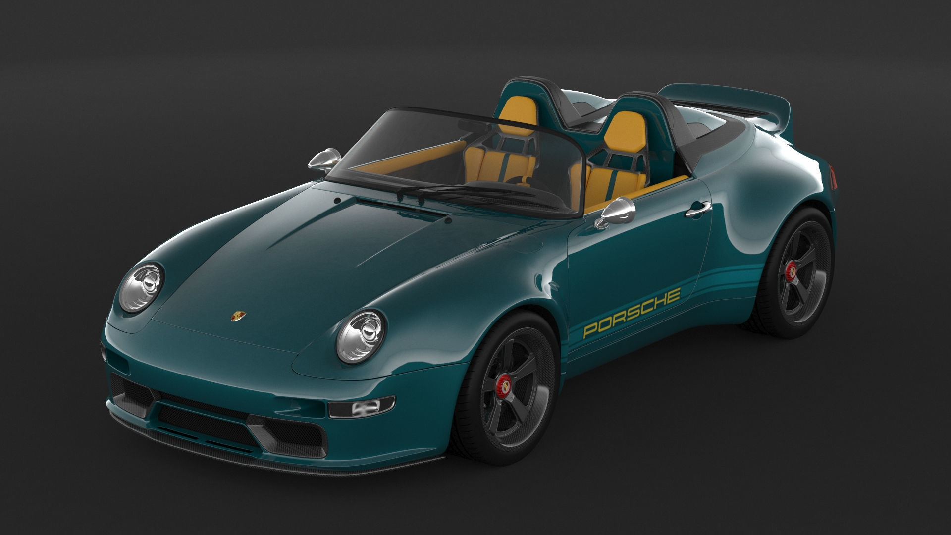 Porsche 993 Gunther Werks Speedster 3D model_5
