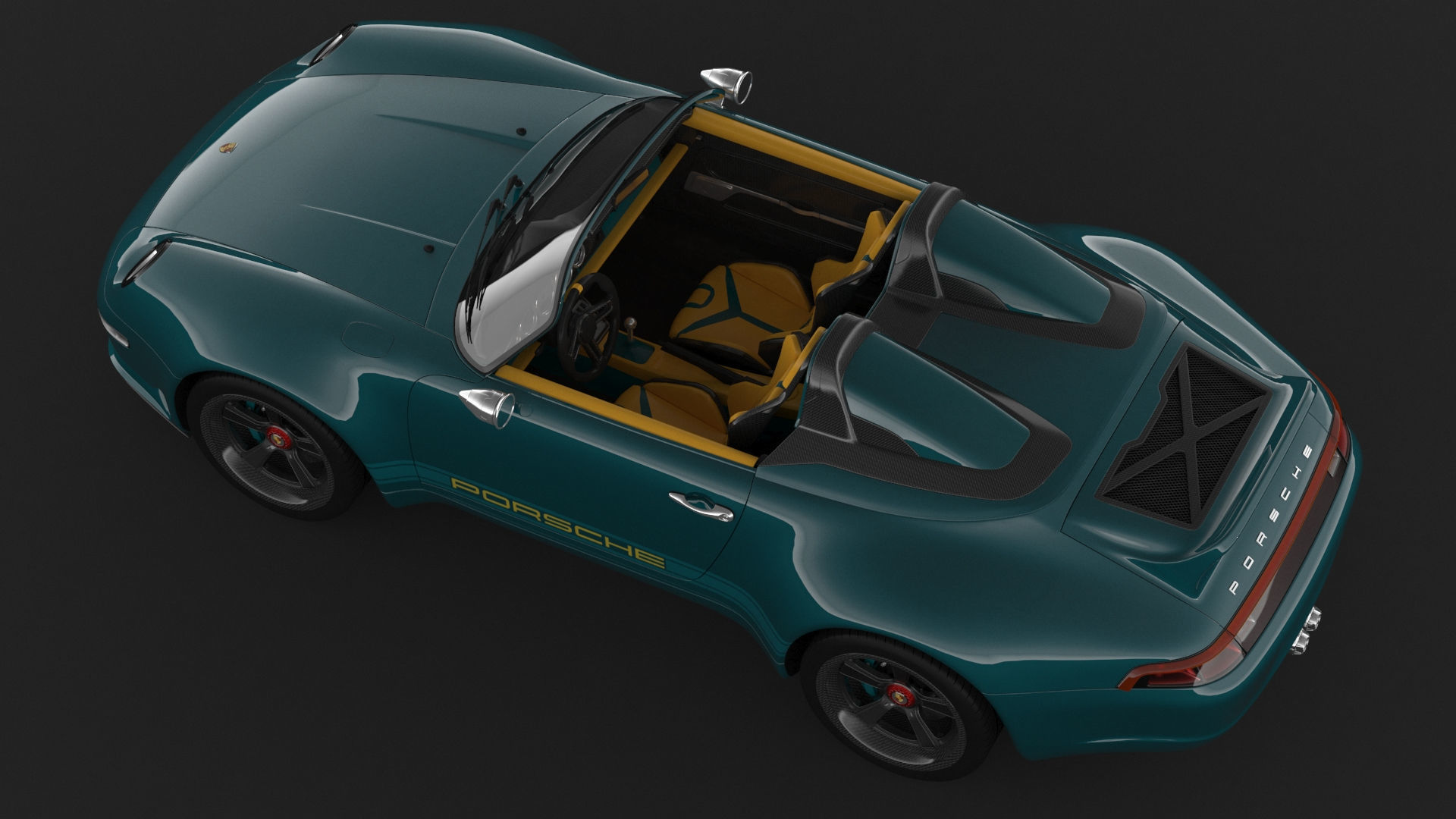Porsche 993 Gunther Werks Speedster 3D model_7