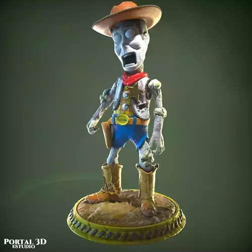 WOODY ZOMBIE 3D print model