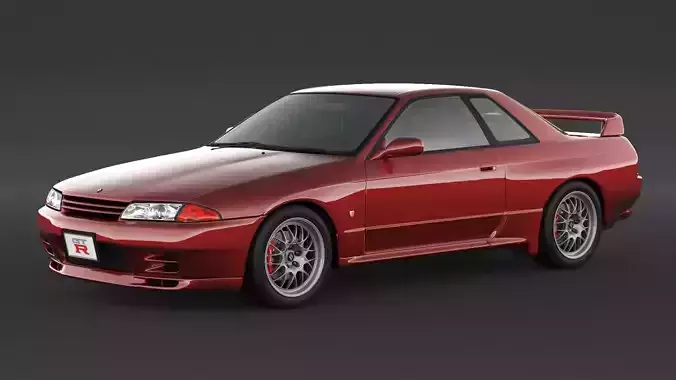Nissan Skyline GT-R R32 V-spec II 3D model