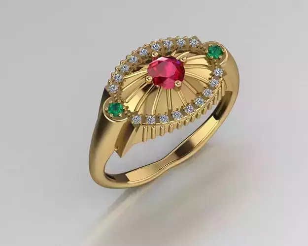 ring of an unusual shape