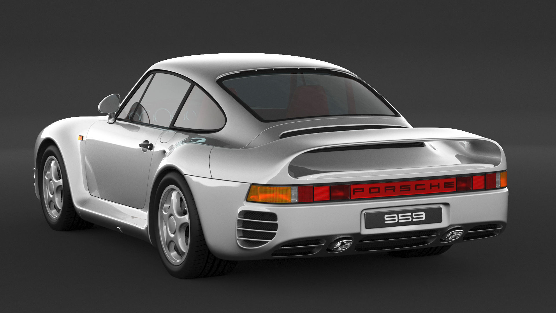Porsche 959 3D model_4