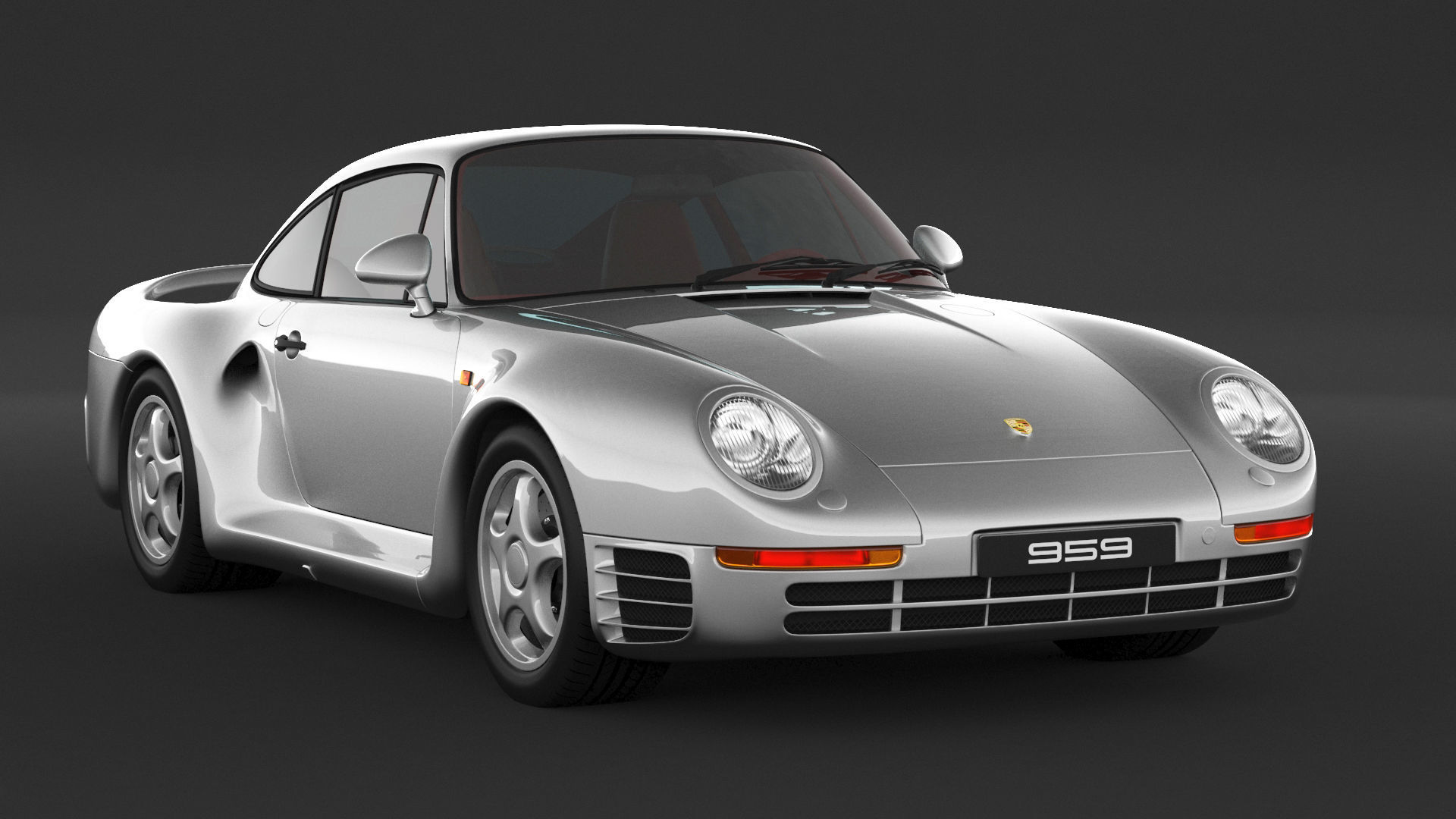 Porsche 959 3D model_3