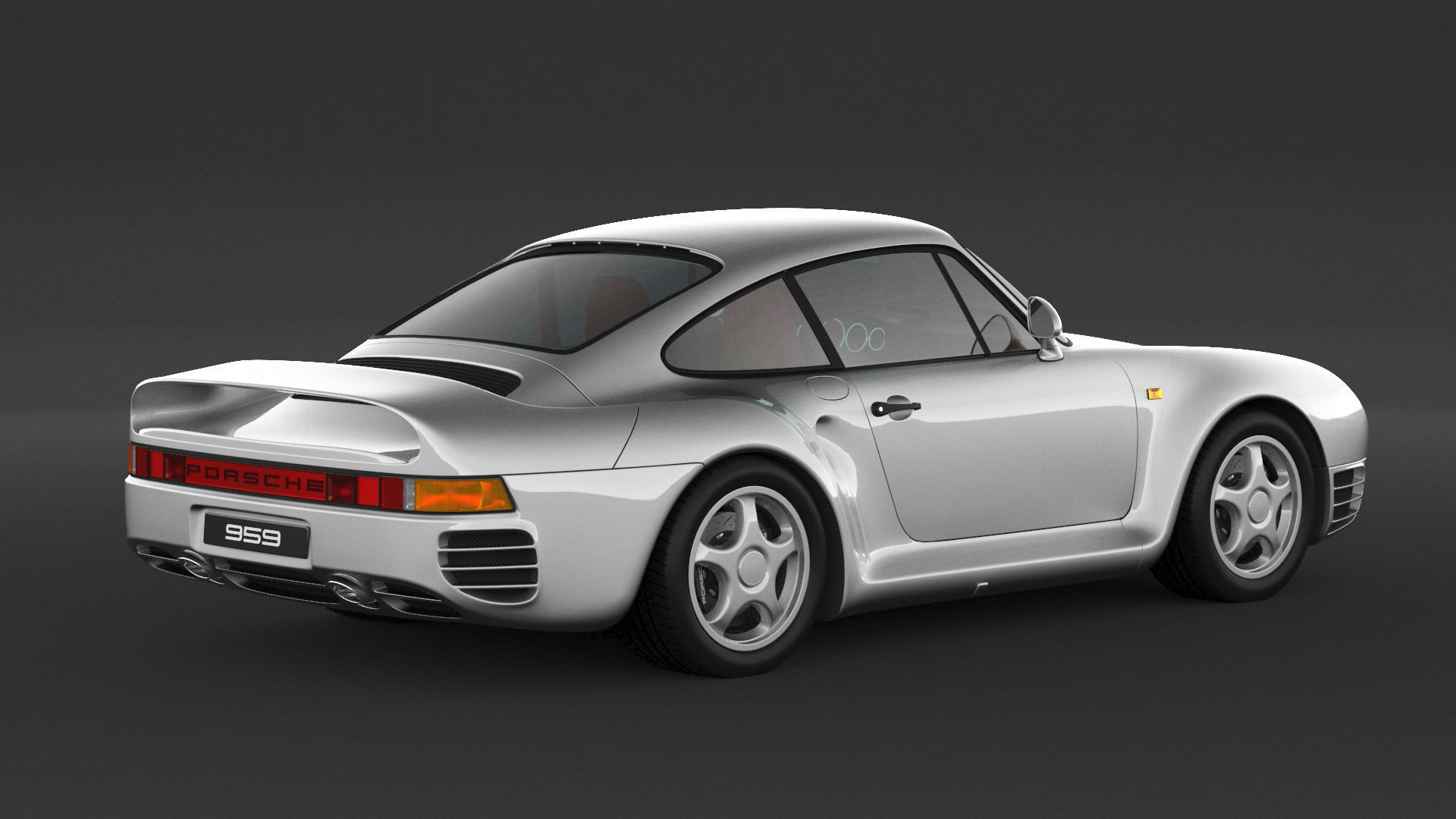 Porsche 959 3D model_2