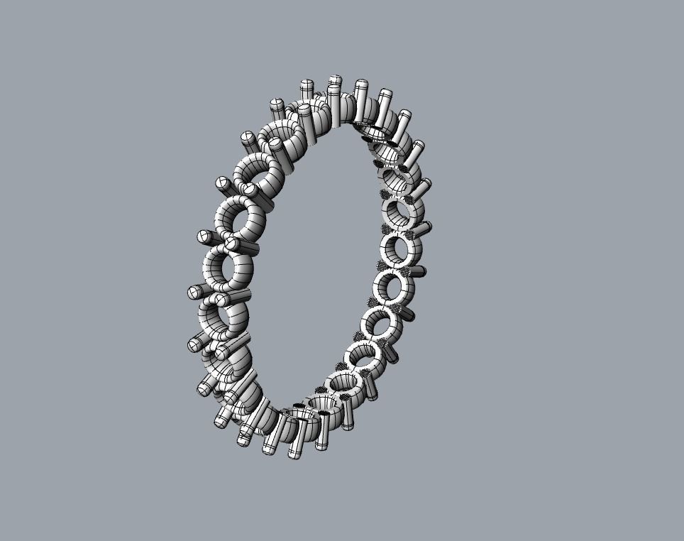 Eternity ring Size 8 EU 3D print model_4