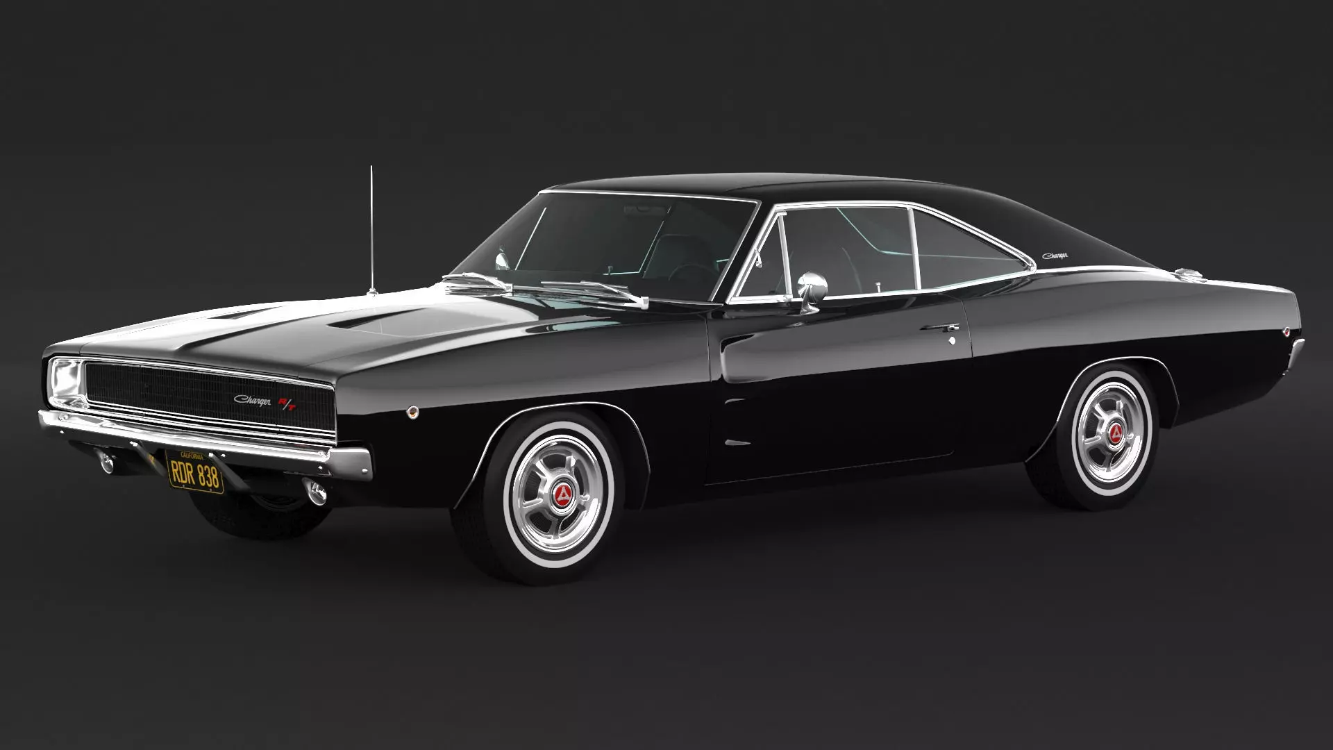 1968 Dodge Charger RT 3D model_0