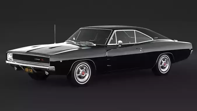 1968 Dodge Charger RT 3D model