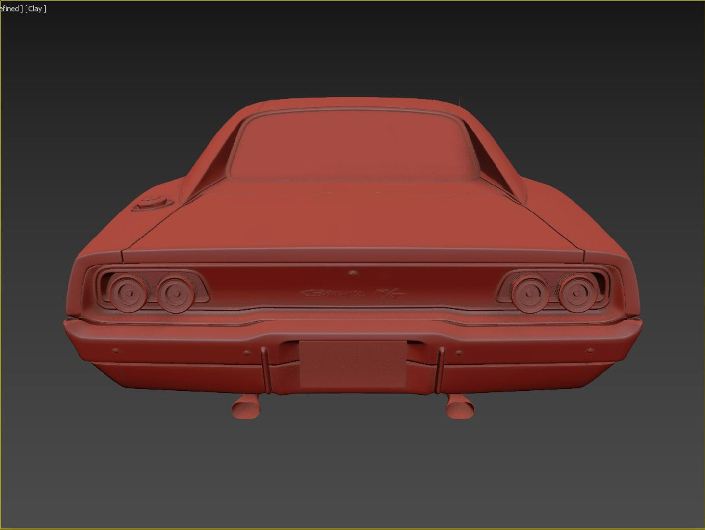 1968 Dodge Charger RT 3D model_11