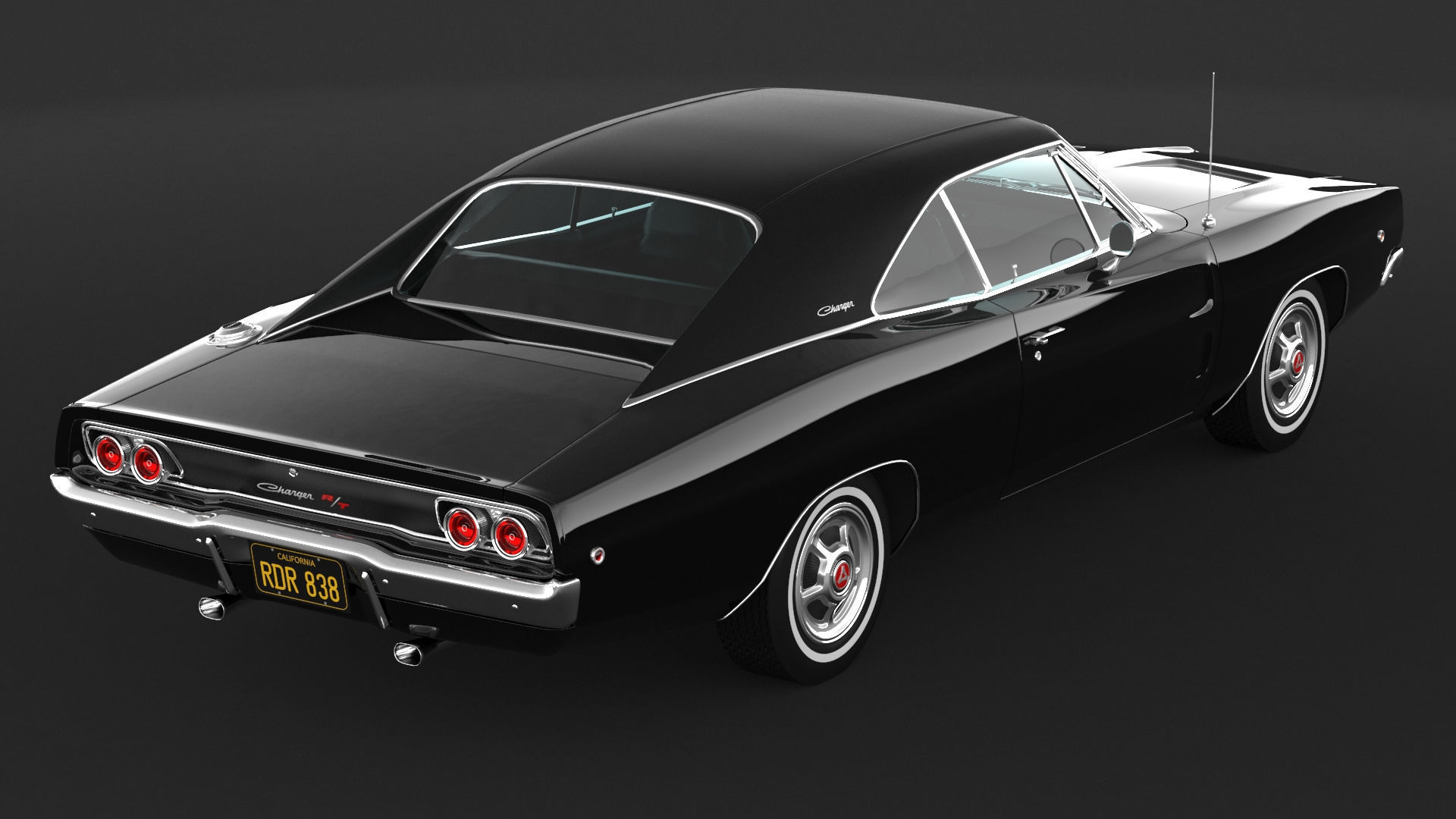 1968 Dodge Charger RT 3D model_6