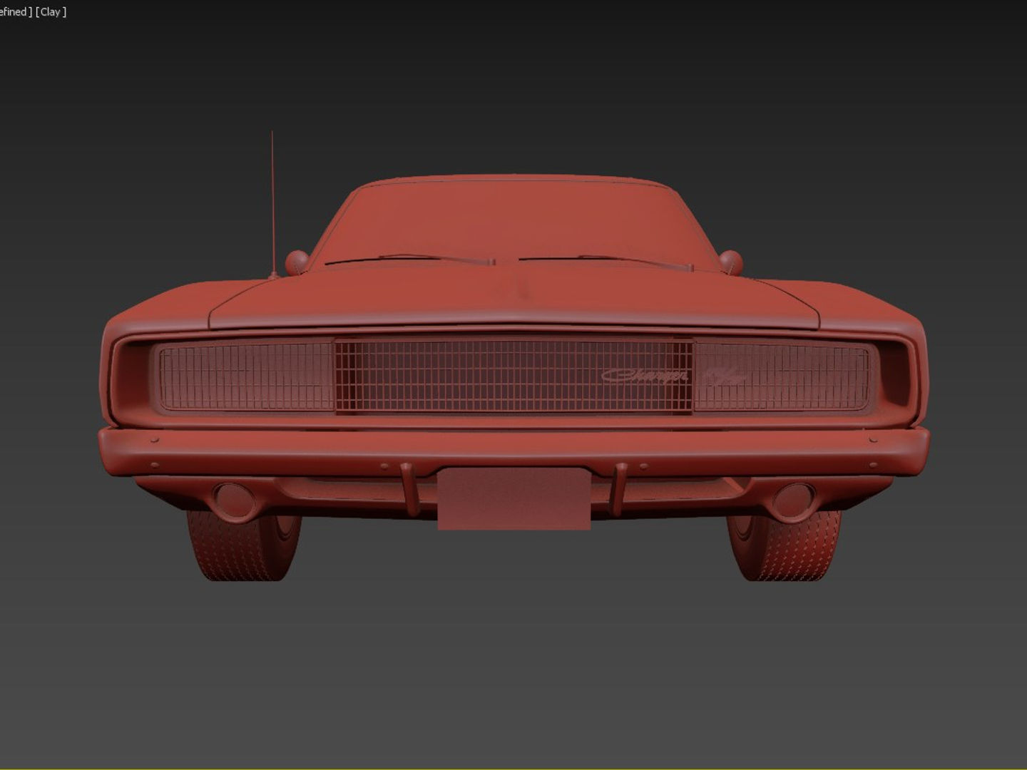 1968 Dodge Charger RT 3D model_12