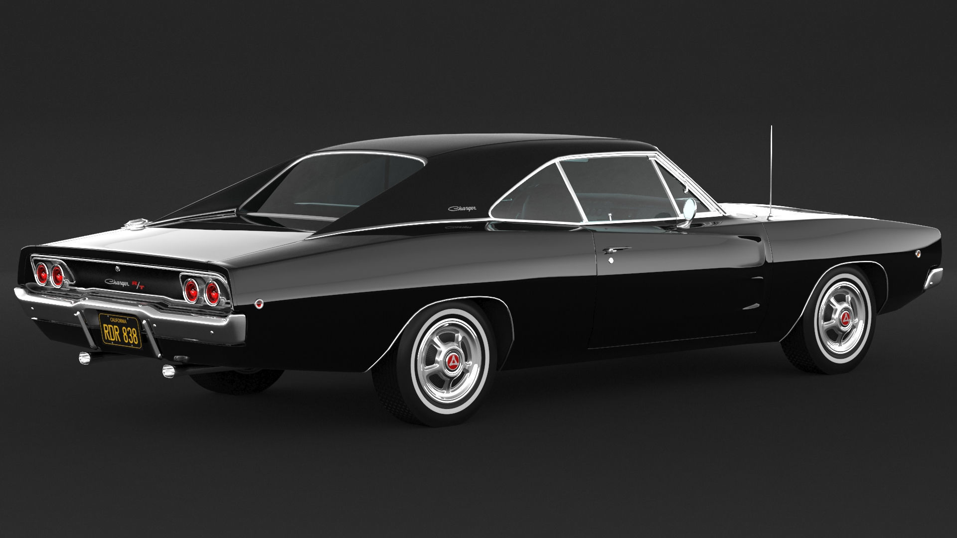 1968 Dodge Charger RT 3D model_1