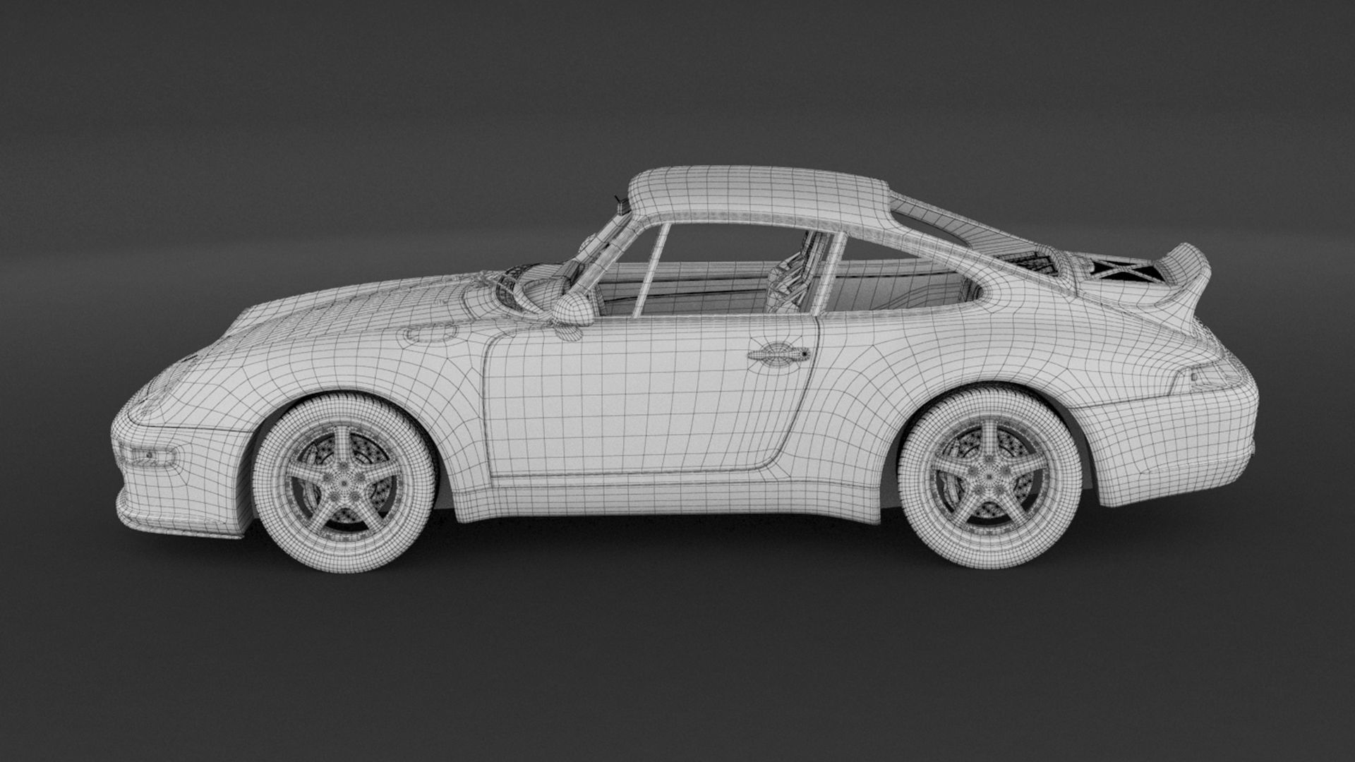 Porsche 993 Gunther Werks 400R 3D model_9