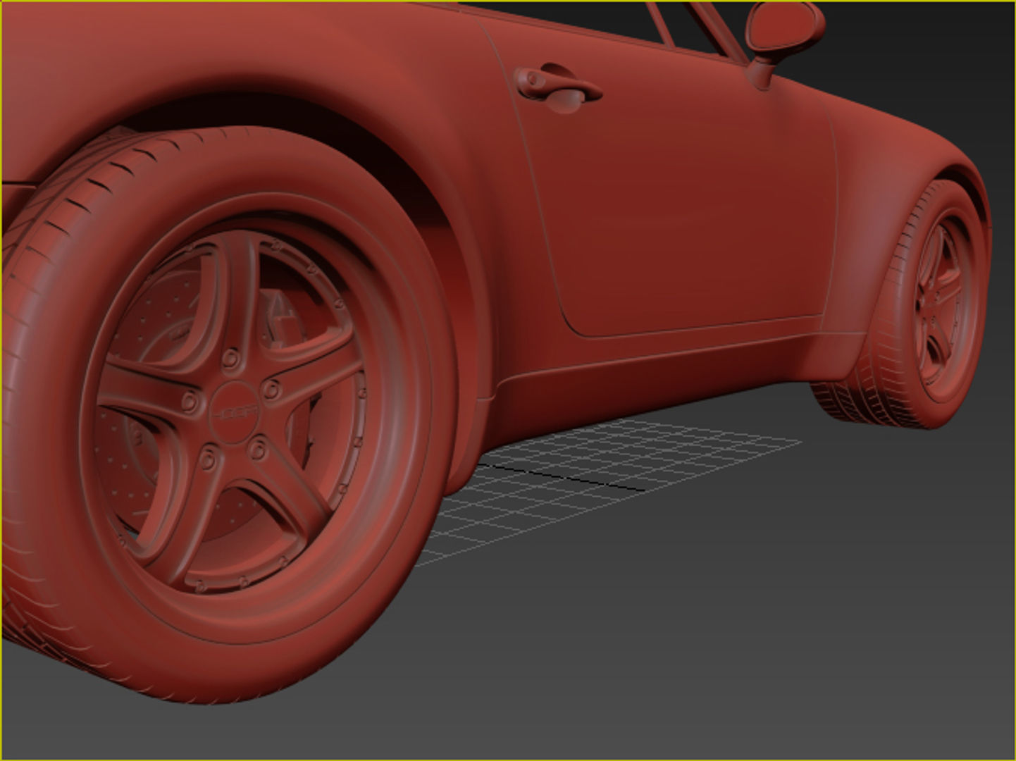 Porsche 993 Gunther Werks 400R 3D model_11