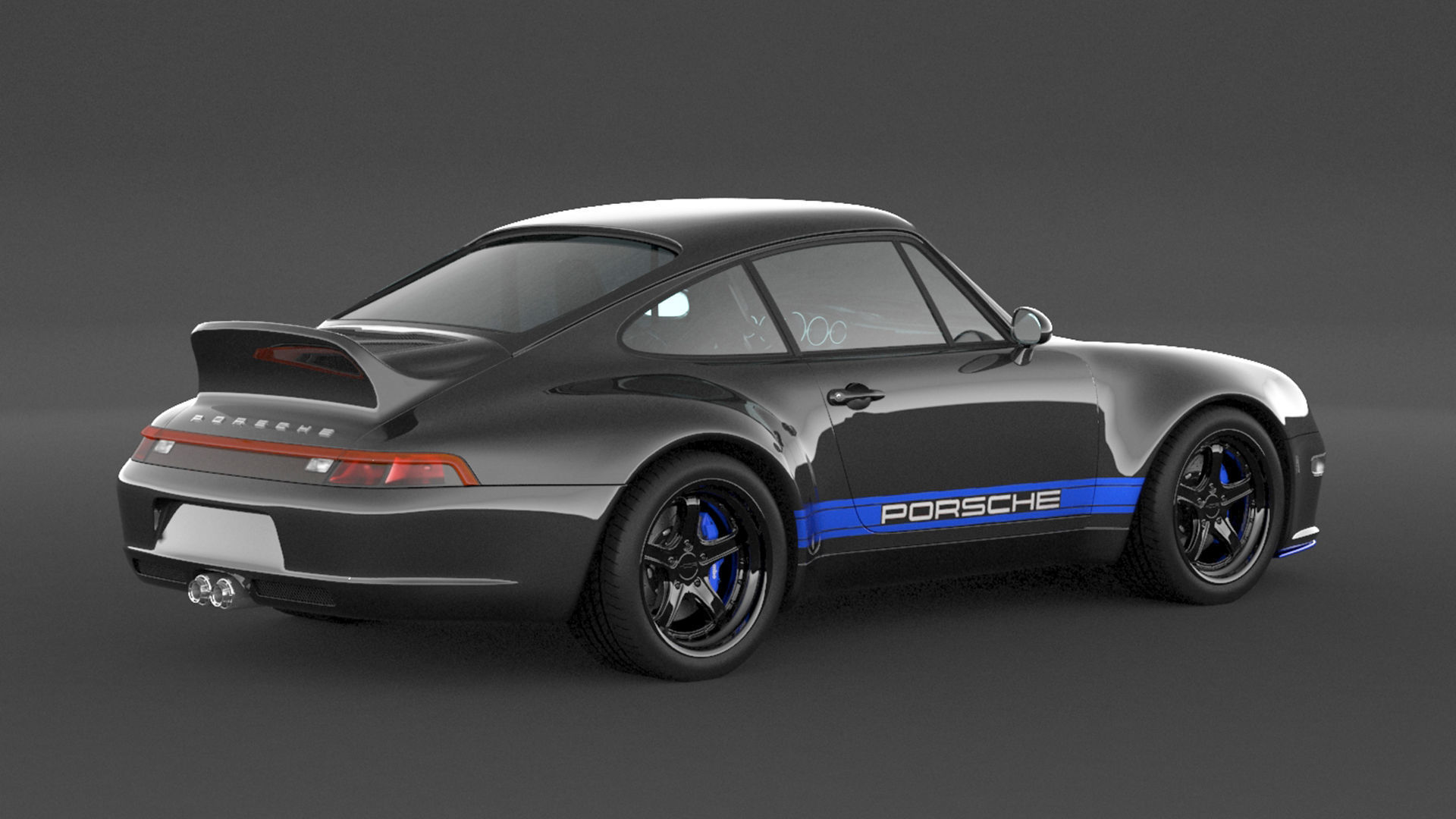 Porsche 993 Gunther Werks 400R 3D model_1