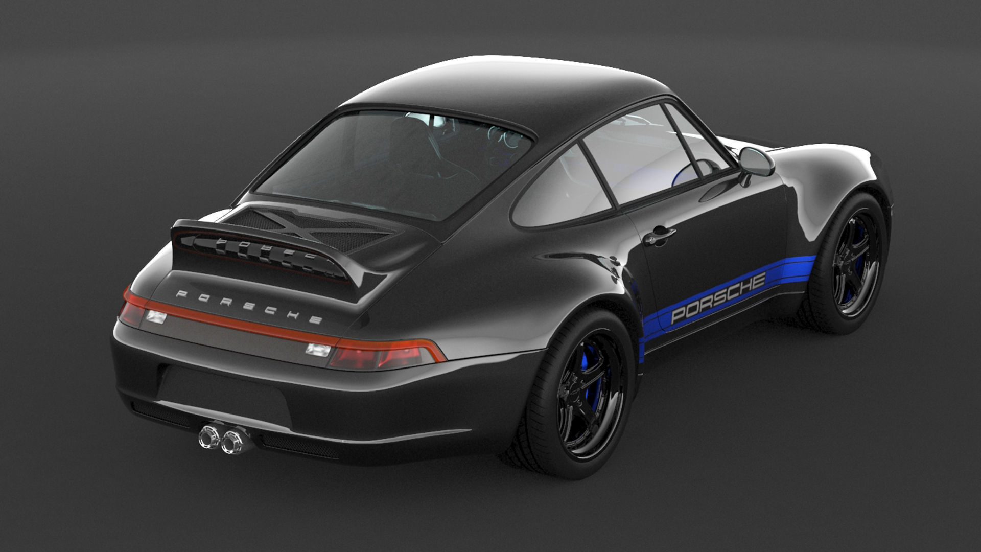 Porsche 993 Gunther Werks 400R 3D model_6