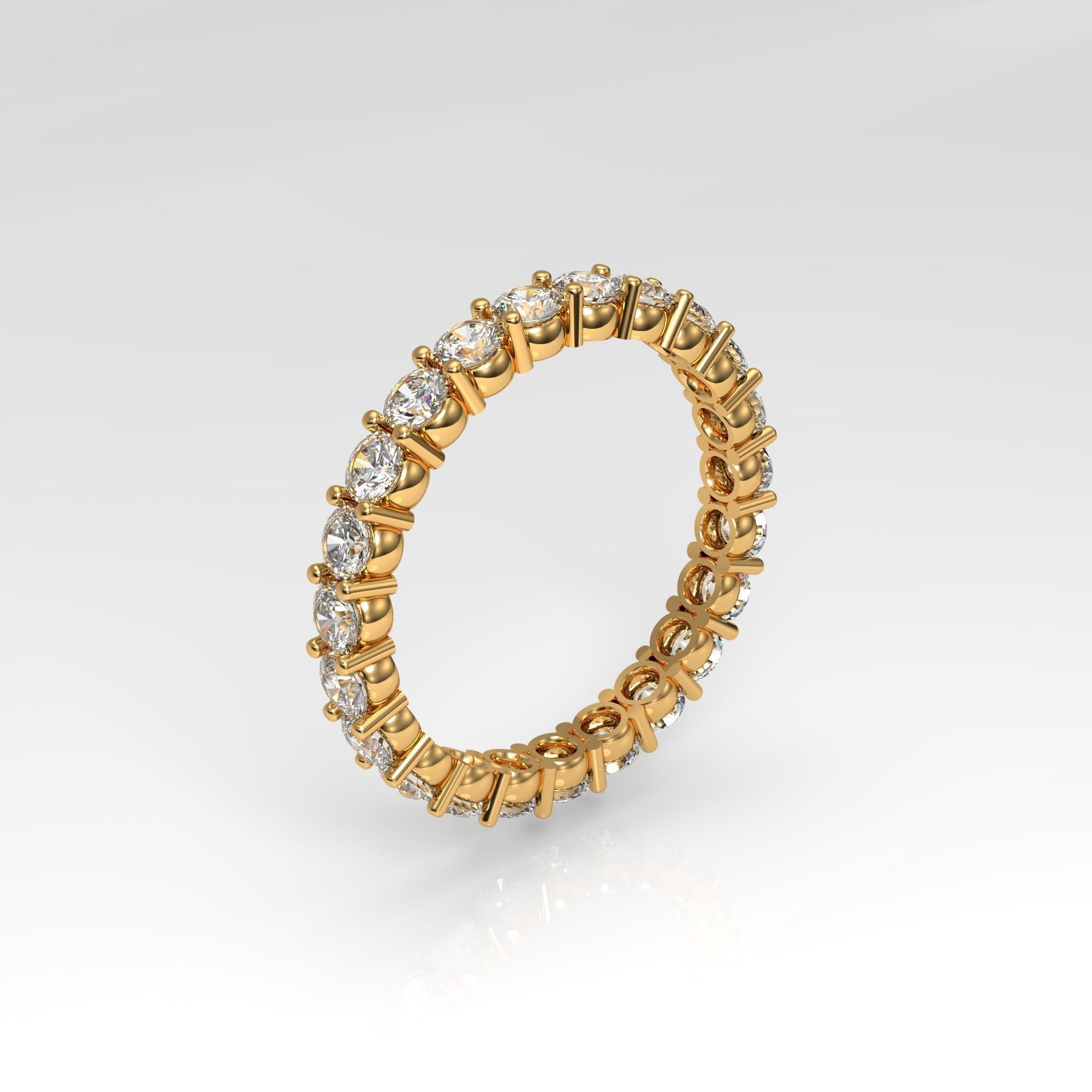 Eternity ring Size 15 EU  3D print model_1
