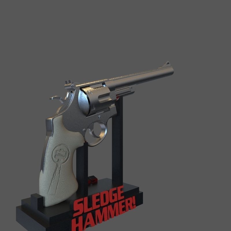 Sledge Hammer 3D print model_12