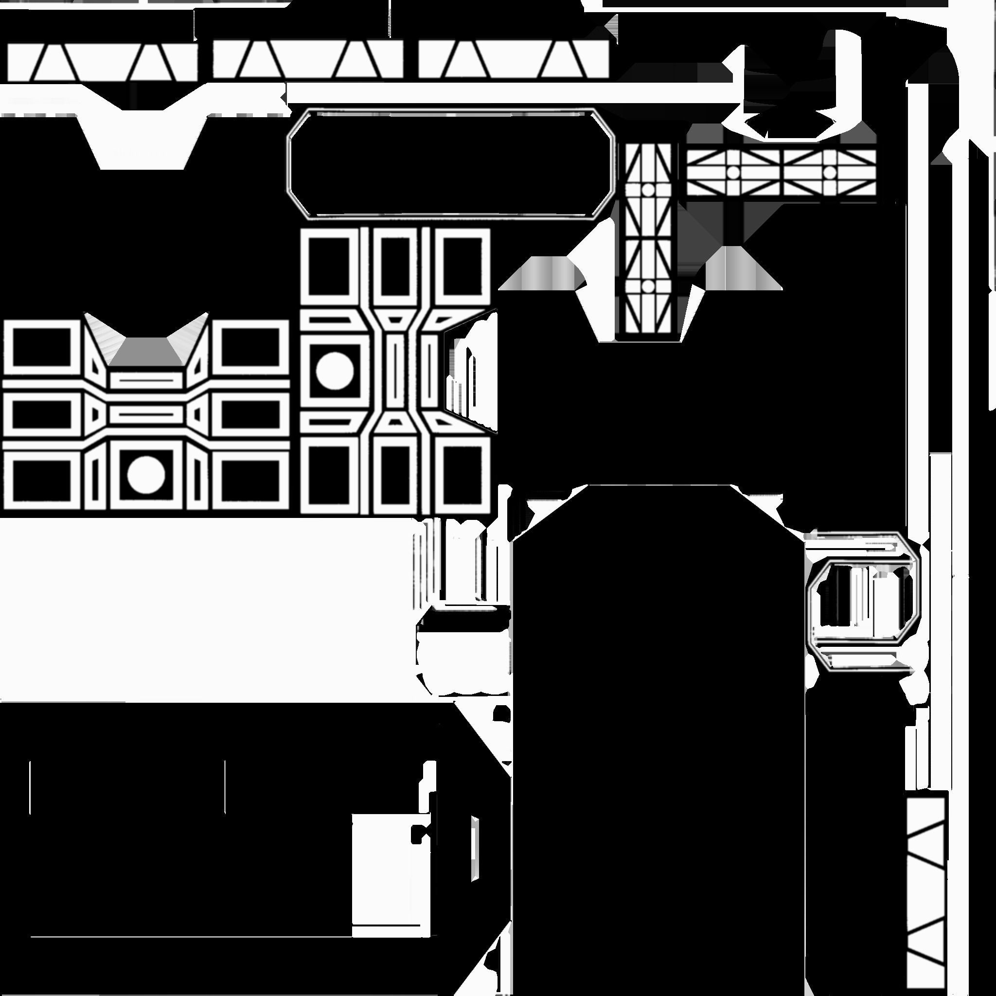 Sci-fi Closet Shelf type 3 Low-poly 3D model_10